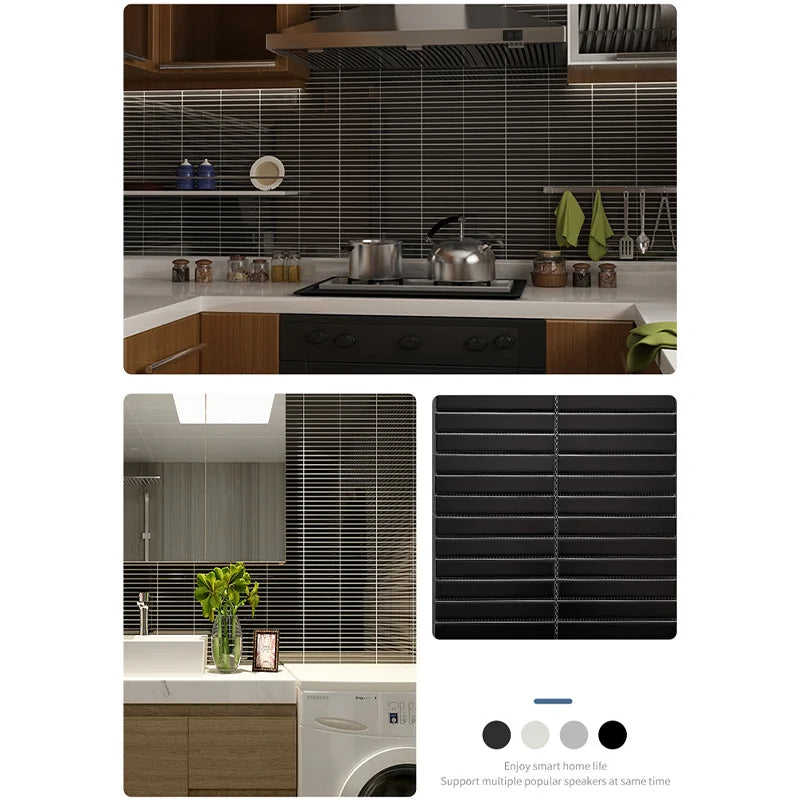 22x145 Long Concave Porcelain Mosaic Tiles for Bathroom Decoration