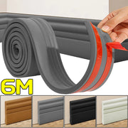 6/2M Waterproof Enclosure Self adhesive Skirting Line 3D Wall Stickers Thickened Anti-collision Decorations Kid's Corner Line
