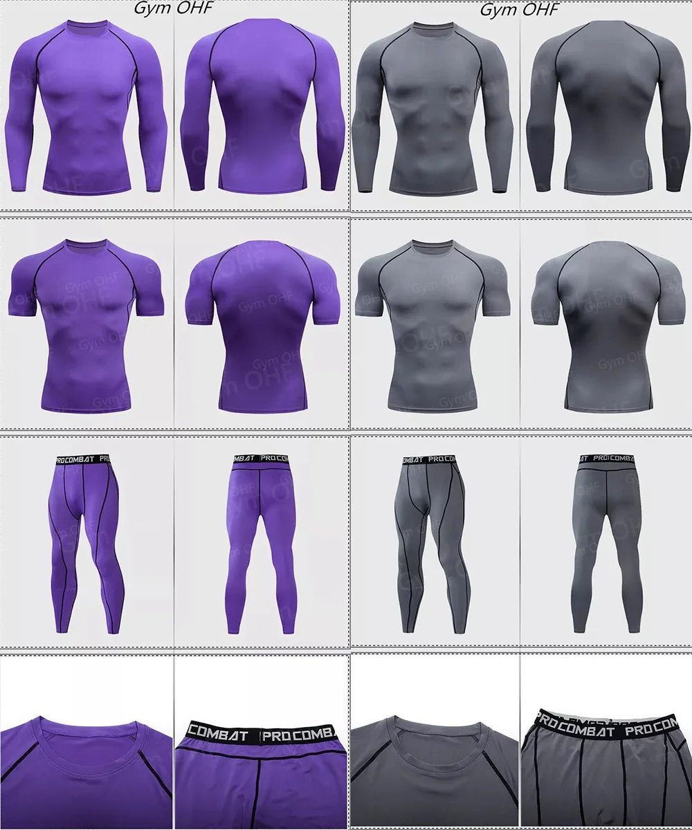 Áo Thun Thể Thao Nam Dài Tay Co Giãn Nhanh Khô