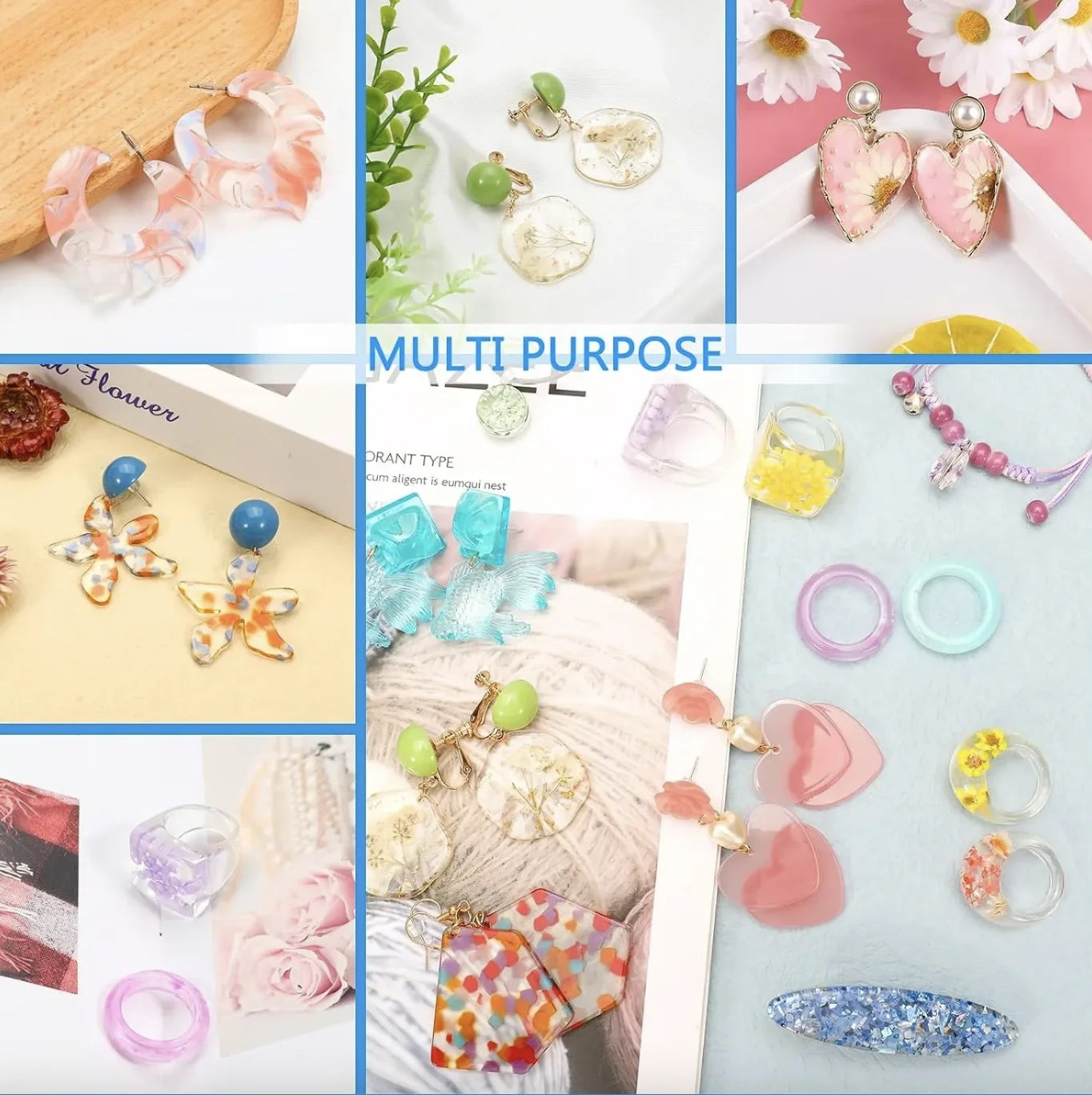 Nhựa resin UV trong suốt 300g cao cấp làm trang sức