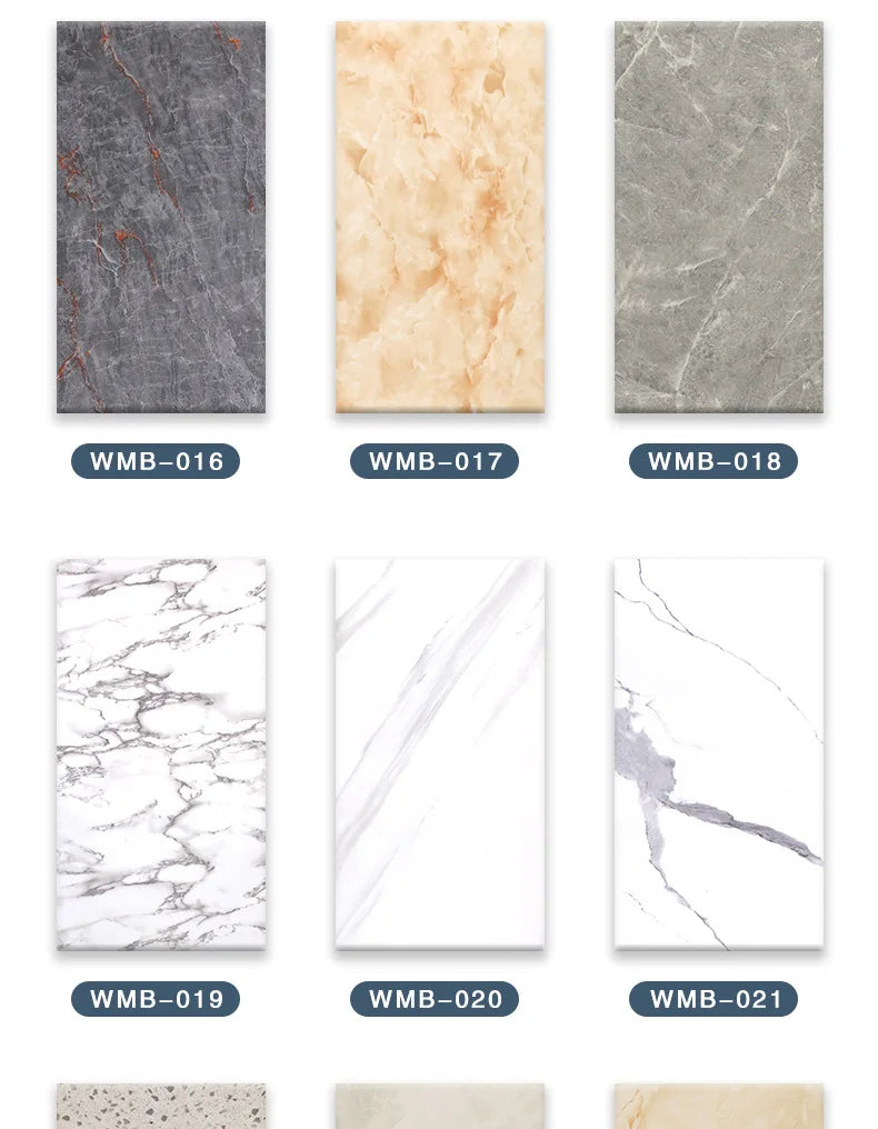 bathroom living room bedroom waterproof marbre self adhesive Imitation tegel wall stickers kitchen cabinets oil proof sticker