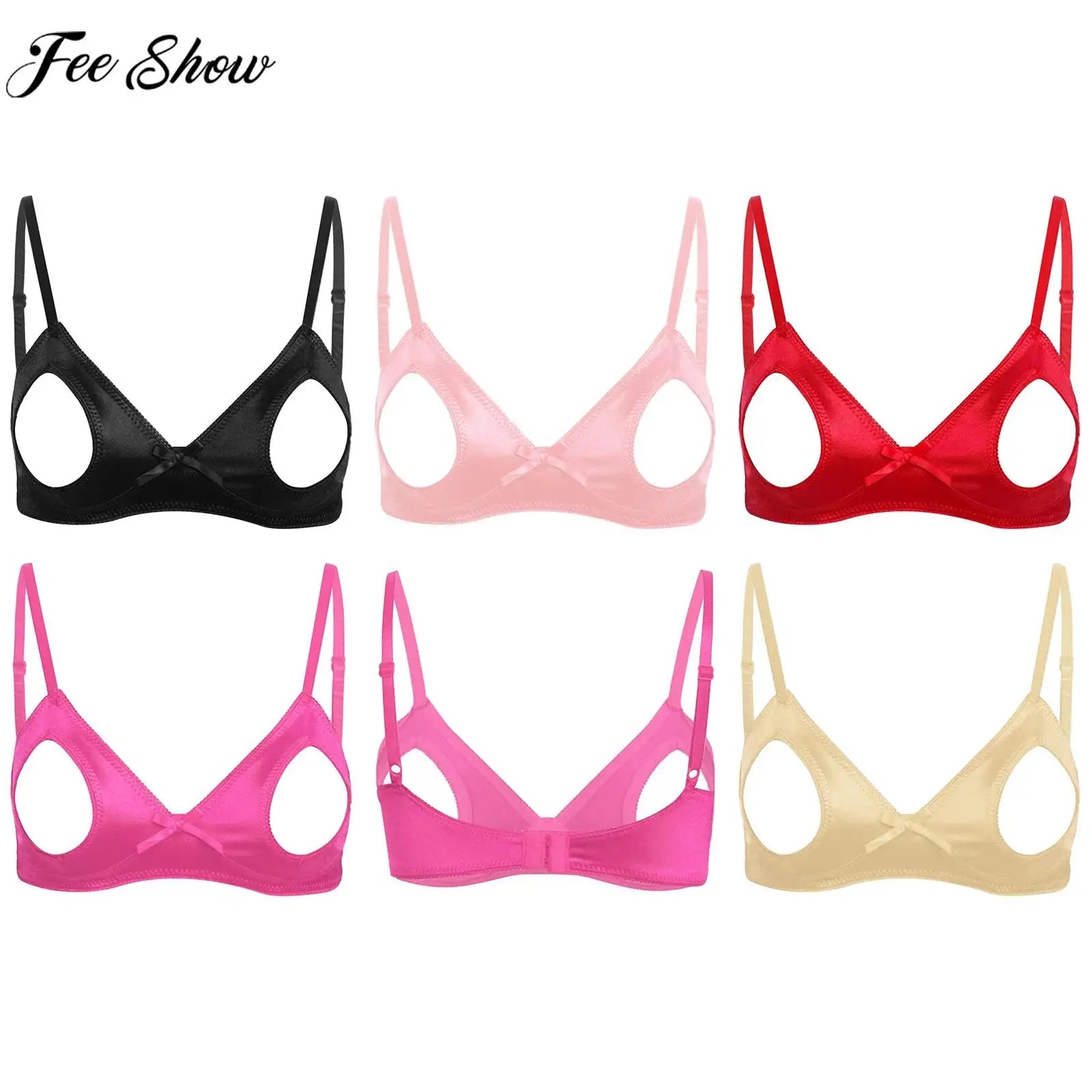 Sexy Lace Bra Open Back Adjustable Sexy Couple Bra