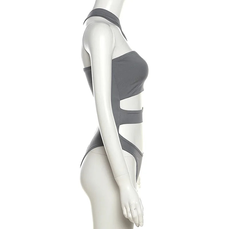Sexy Backless Y2K Festival Style Women's Bodysuit