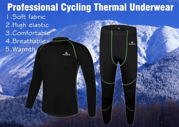 Men's and Women's Thermal Cycling Clothing - Breathable &amp; Quick Dry