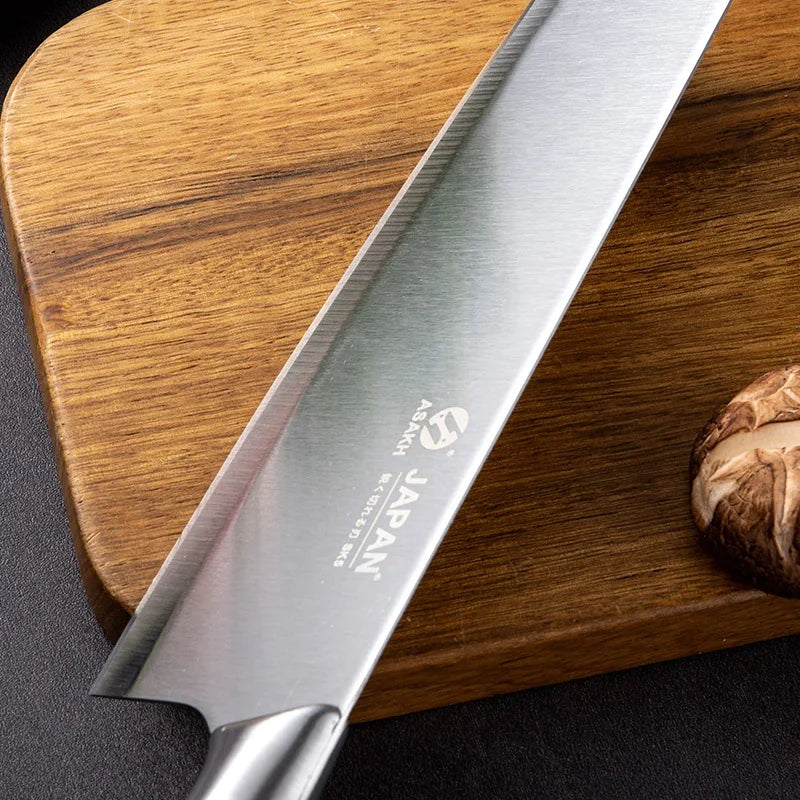 Japanese Stainless Steel Kitchen Knife Set - Chopping, Slicing Meat, Fish, Vegetables