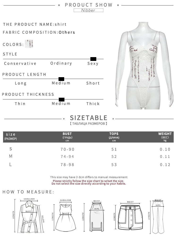 Nibber Patchwork Woman Bodysuit Sling Off Sleeves Skinny Backless Personality Chick Versatile Atmosphere Fashionable Outfits