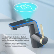 Smart Color Changing LED Lavabo Faucet For Bathroom