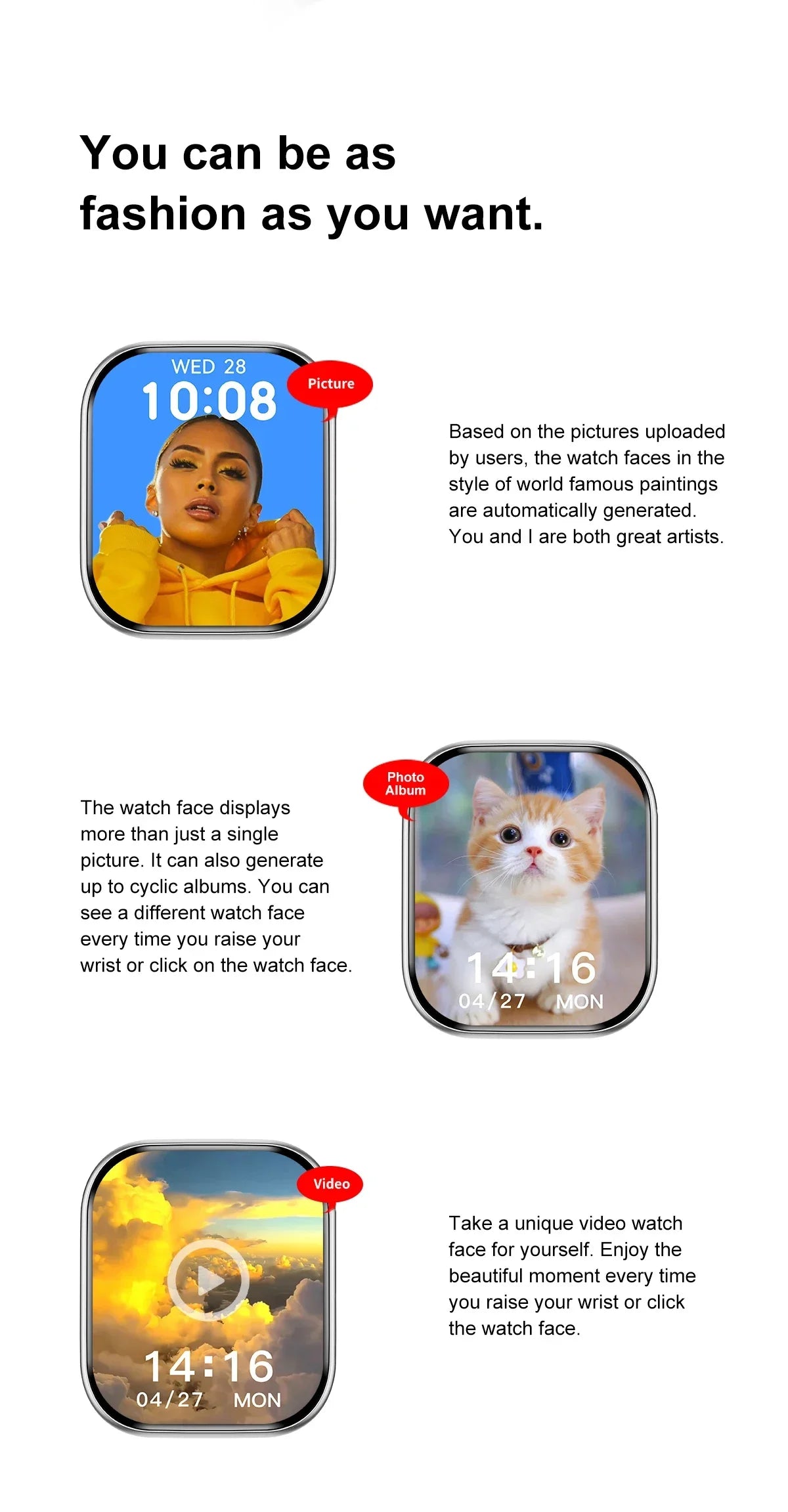 Đồng Hồ Thông Minh 10 Series, Màn Hình 1.96, NFC, IP68