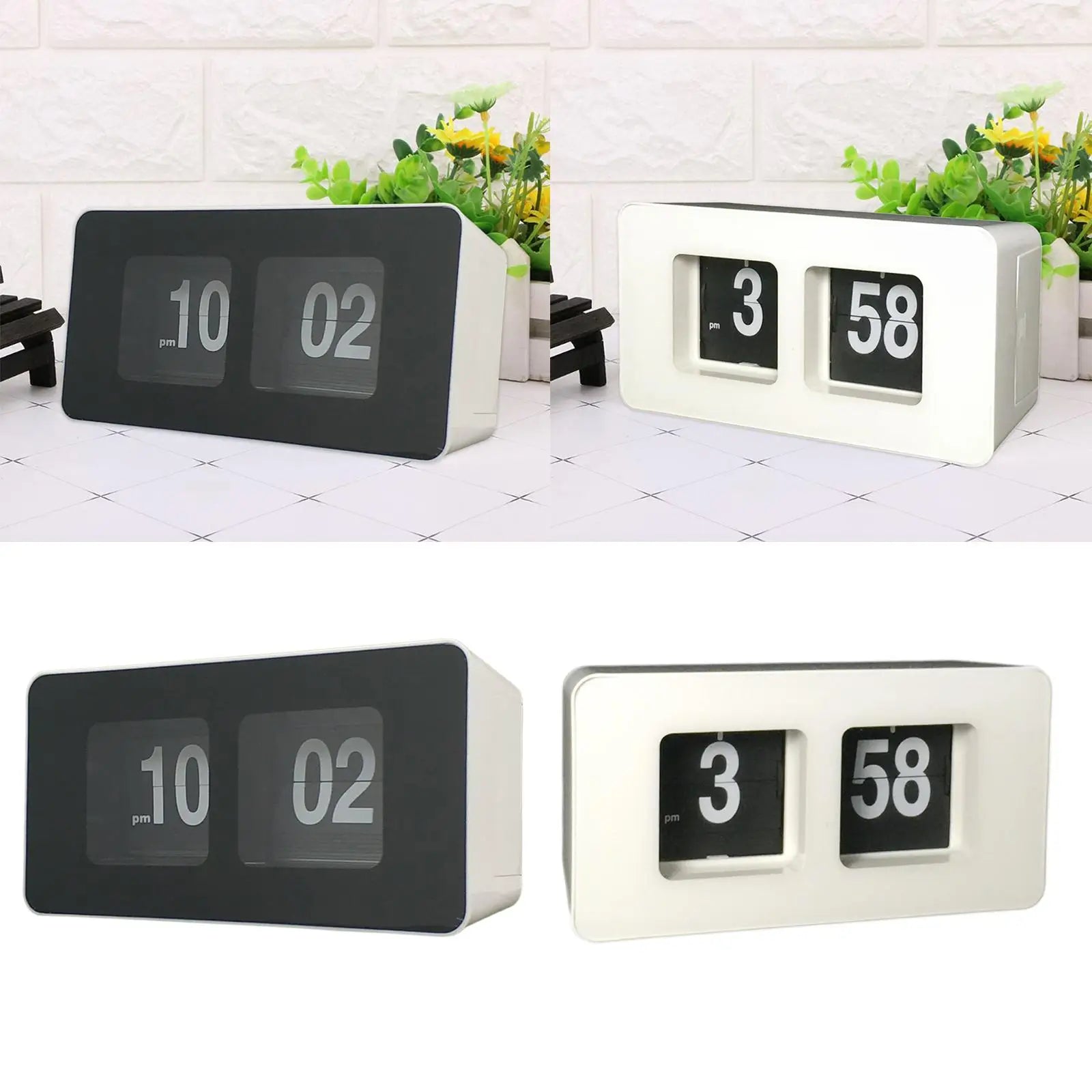 Đồng hồ lật tự động để bàn chạy pin không gây ồn