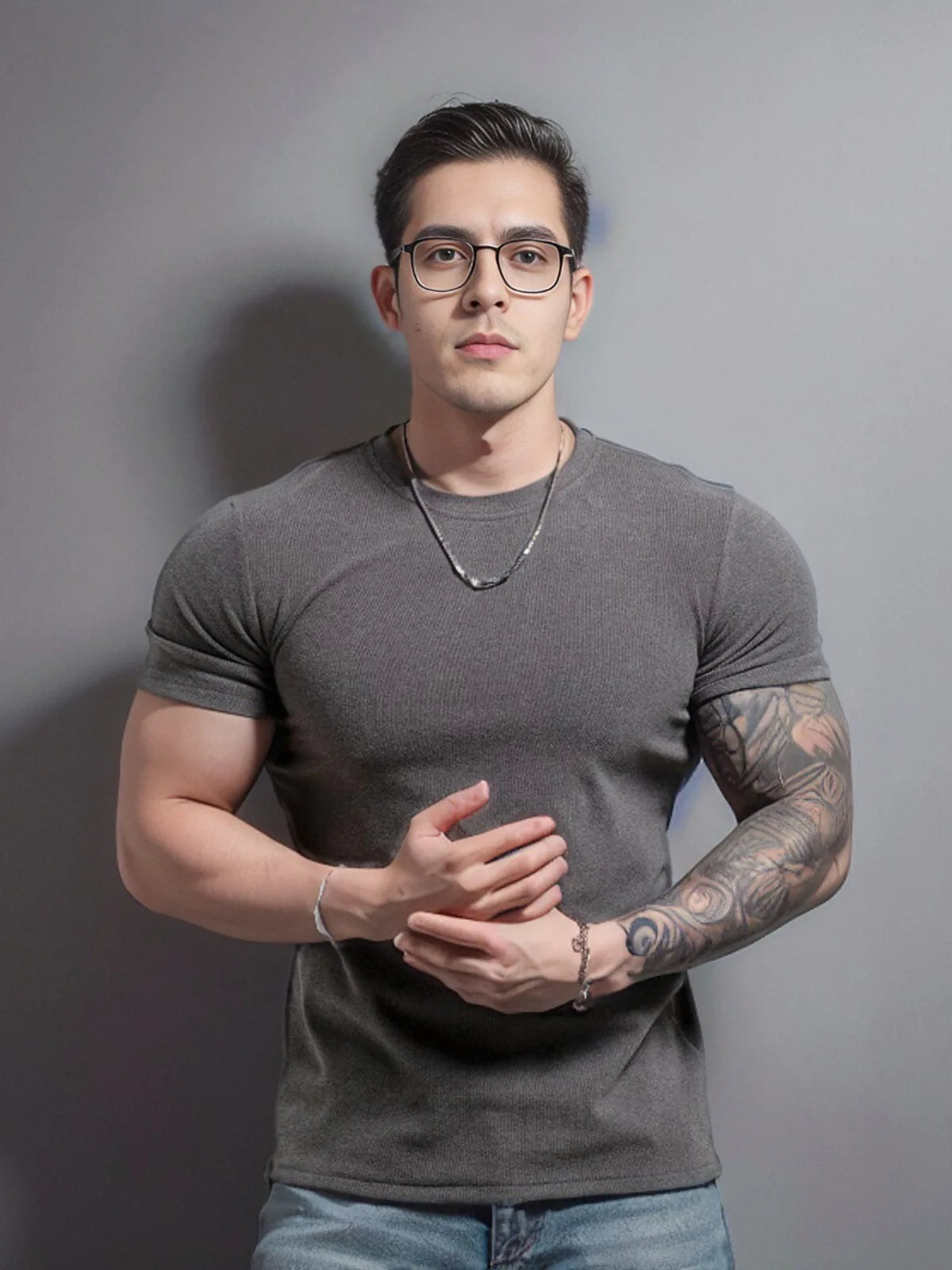 Men's Summer Quick Dry Body Gym Fit Sports T-Shirt