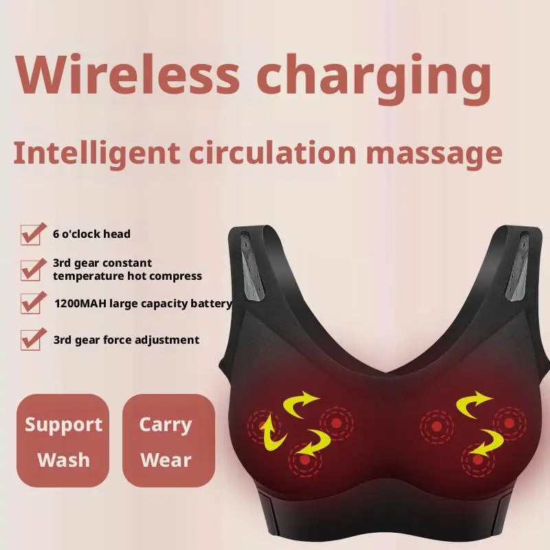Wireless Support &amp; Massage Bra