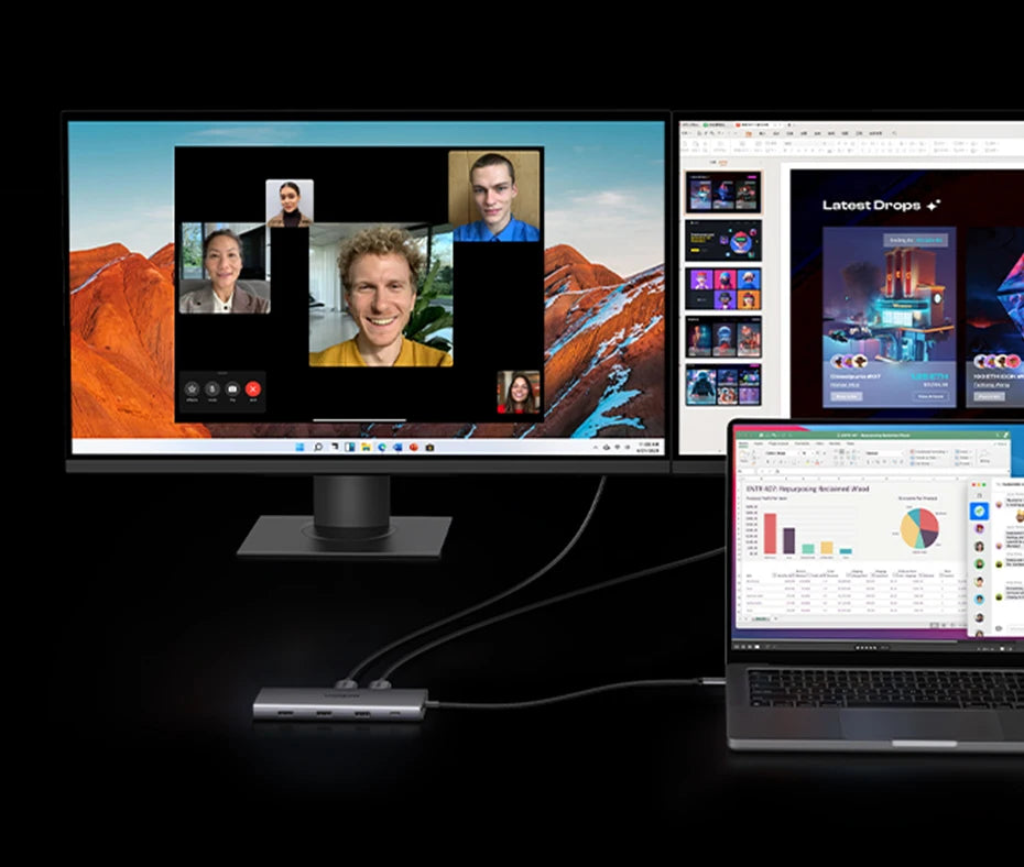 UGREEN HUB Đa Năng 10in1 USB-C 8K cho MacBook