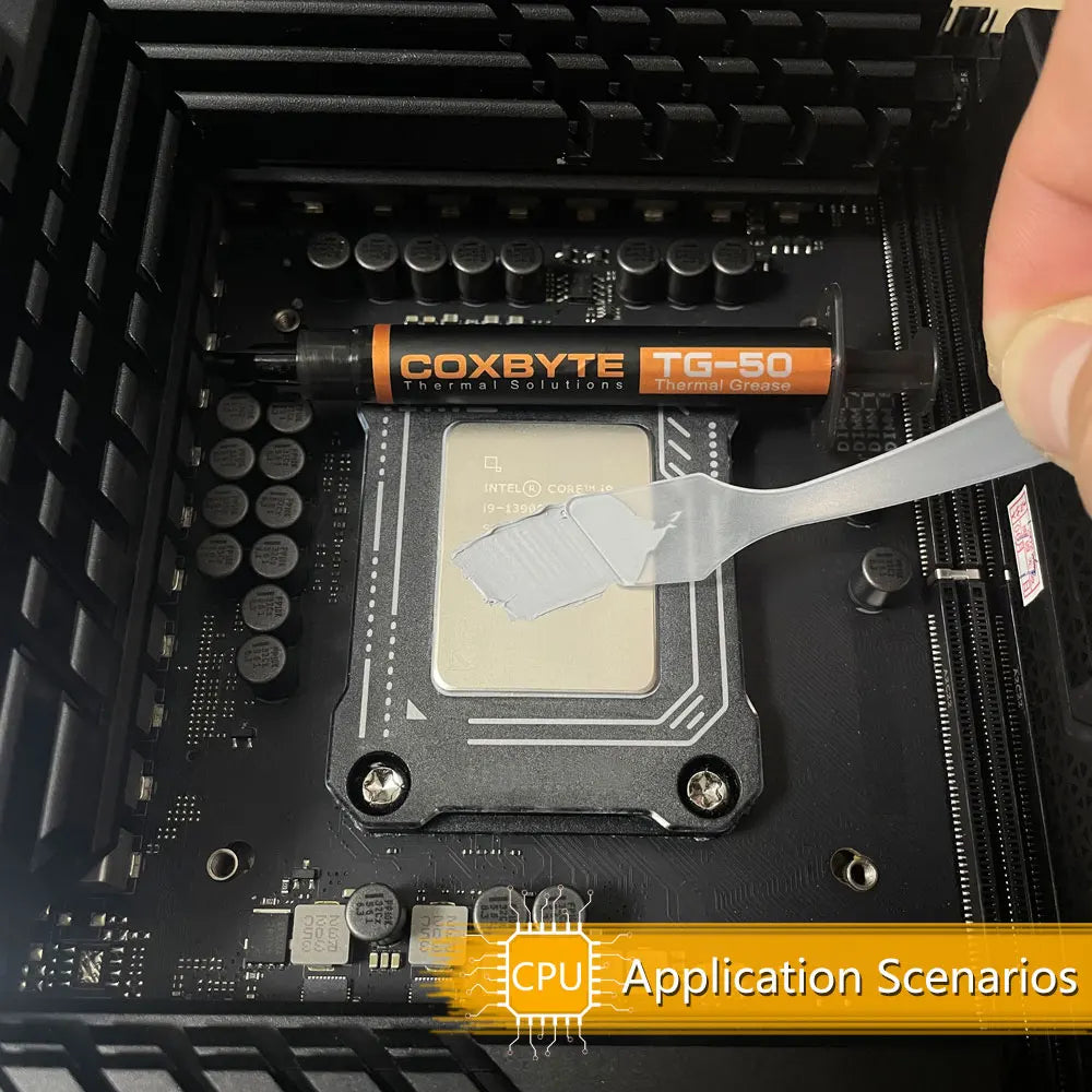 Coxbyte Thermal Paste 18.2W/mk for CPU Cooler AMD Intel Processor Computer Cooling Fan VGA GPU Compound Heatsink Plaster
