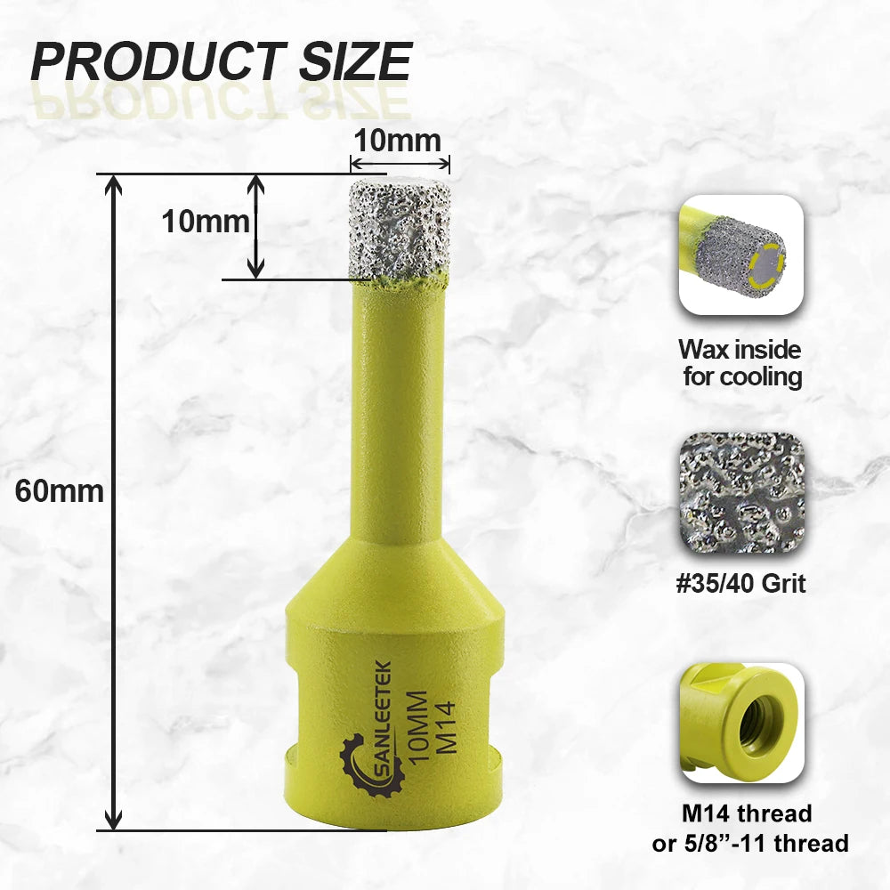 Mũi Khoan Kim Cương SANLEETEK Đa Năng M14/5-8-11 - Daisan Mart