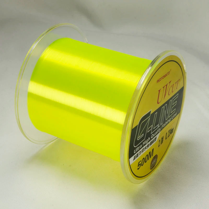 500M Transparent Color Japanese Nylon Fishing Line Submerged Sea Fishing Freshwater Fishing Equipment Crucian Carp Fishing Line