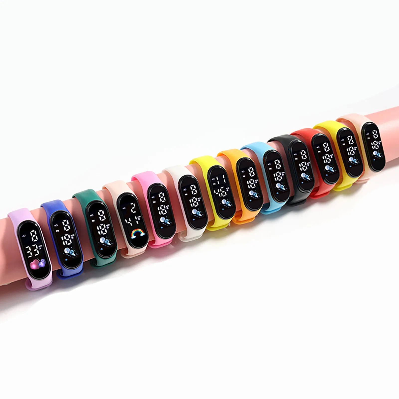 Đồng Hồ Thể Thao Kawaii Trẻ Em Chống Nước Đa Năng