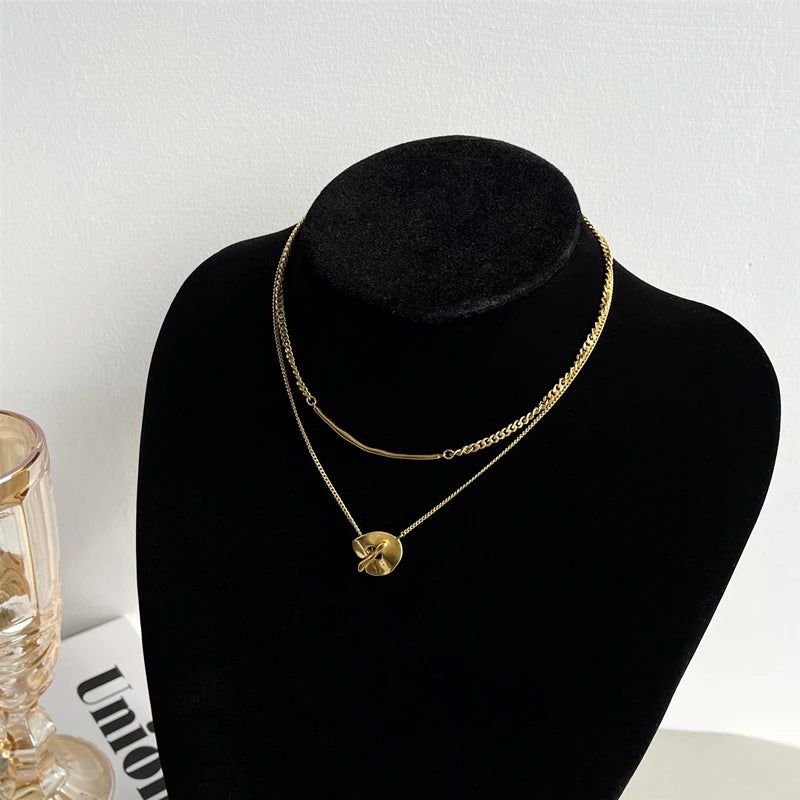 Fashion Jewelry Accessories Two Wearing Method Pendant Chain Necklace For Women Female Popular Style Hot Sale Party Gift
