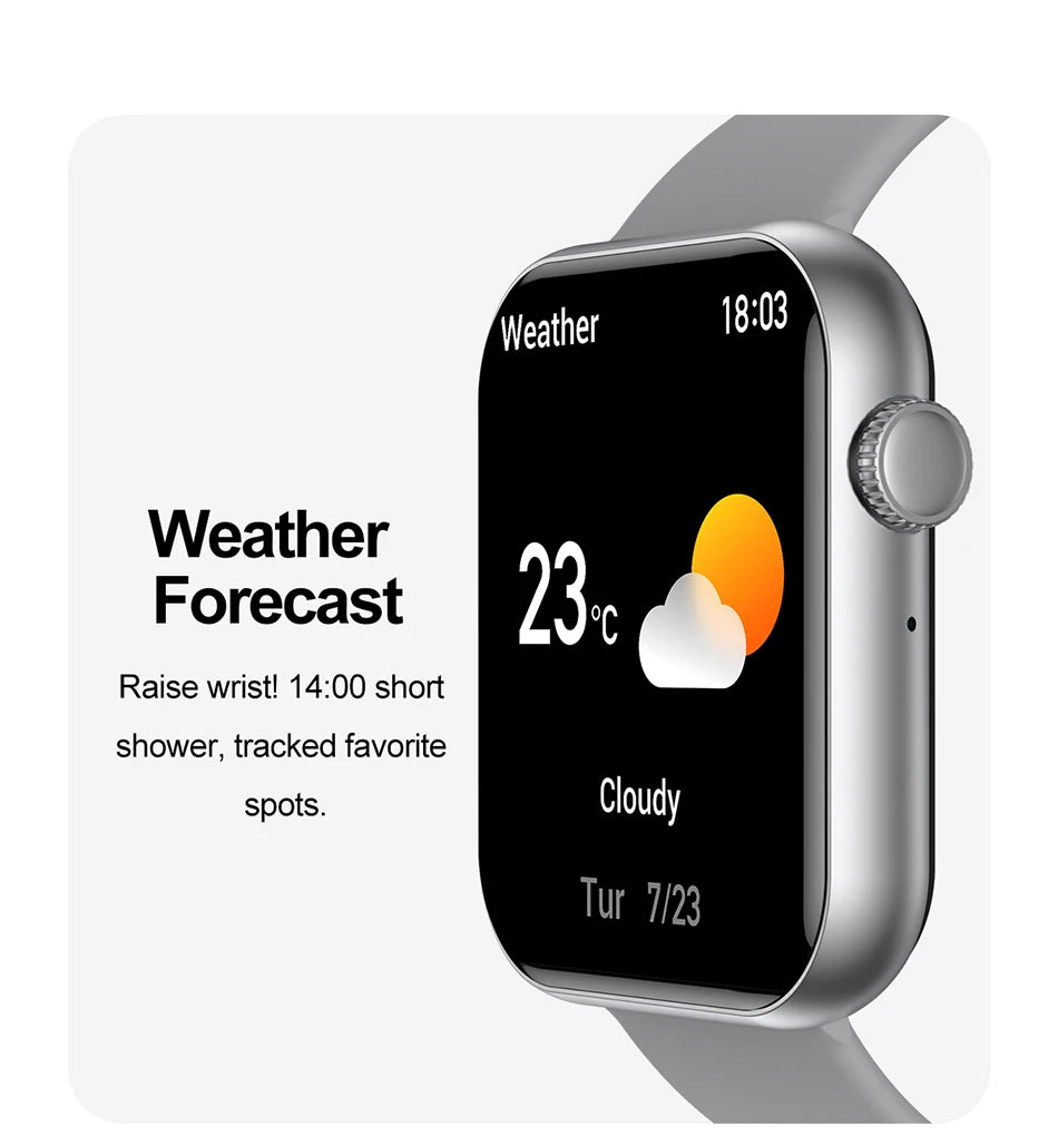 SmartWatch 2025 - Màn Lớn, Kết Nối Bluetooth