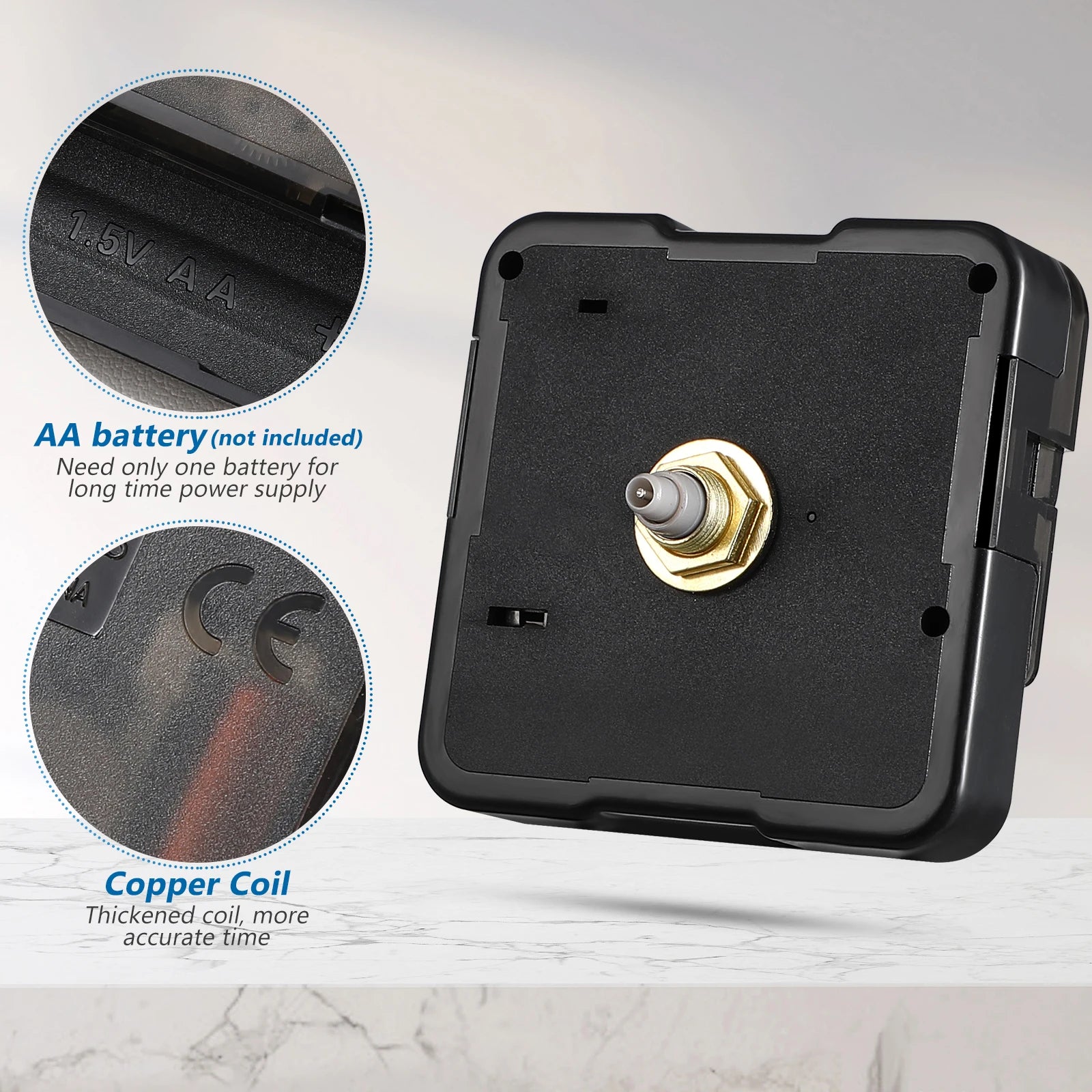 Bộ Máy Đồng Hồ Thay Thế Chạy Pin DIY Quartz