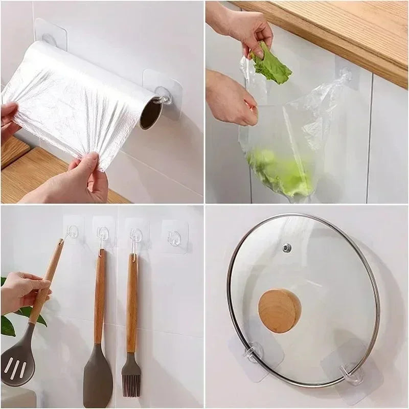 Móc Dán Tường Trong Suốt Chịu Lực Đa Năng 1-20pcs - Daisan Mart