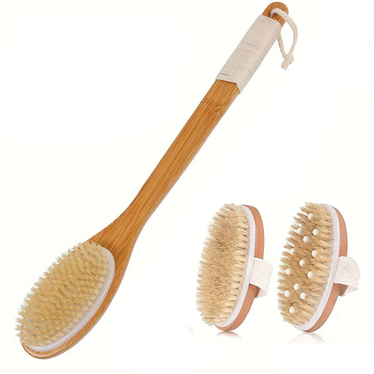 Bàn Chải Tắm Đa Năng Cán Dài Unisex Exfoliator - Daisan Mart