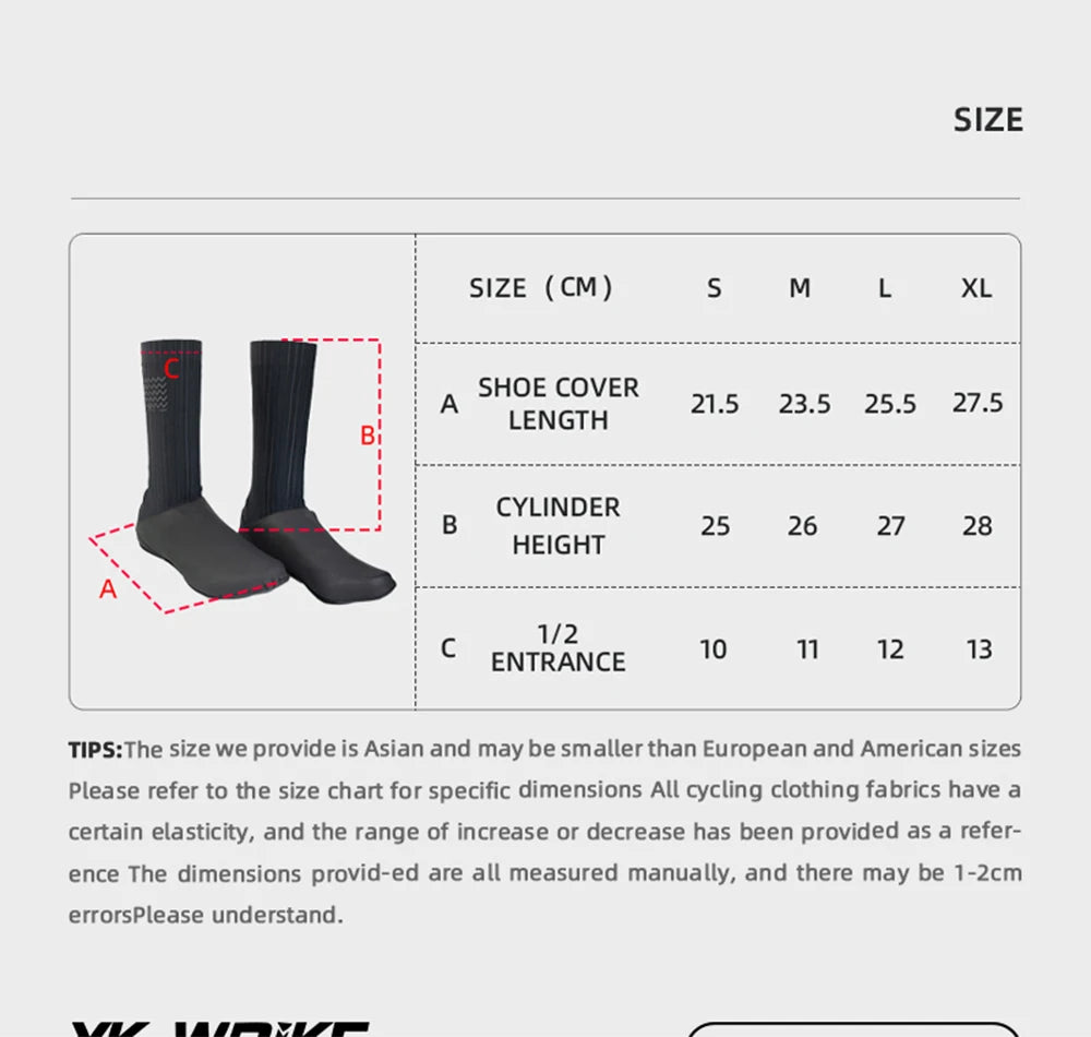 Dép Bọc Giày Chống Nước YKYWBIKE Phản Quang Aero