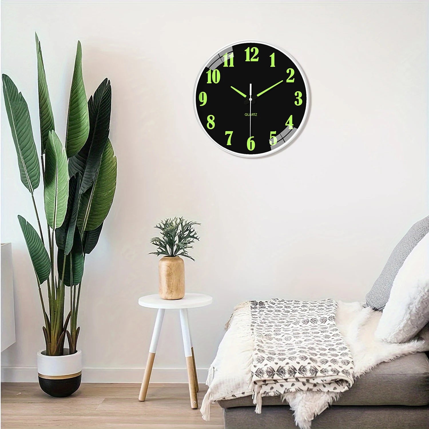 Silent Luminous Wall Clock