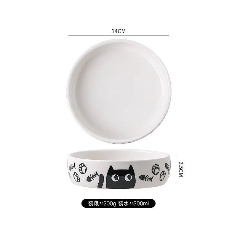 Ceramic Bowls for Dogs and Cats - Convenient Food and Drink