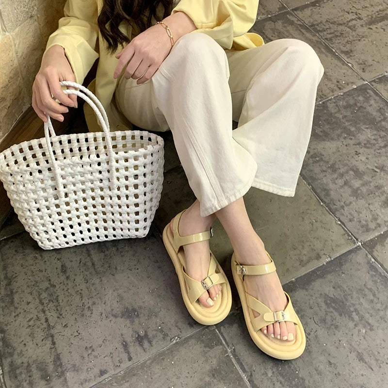 Women's Leather Flip-Flops 34-39: Comfortable &amp; Fashionable