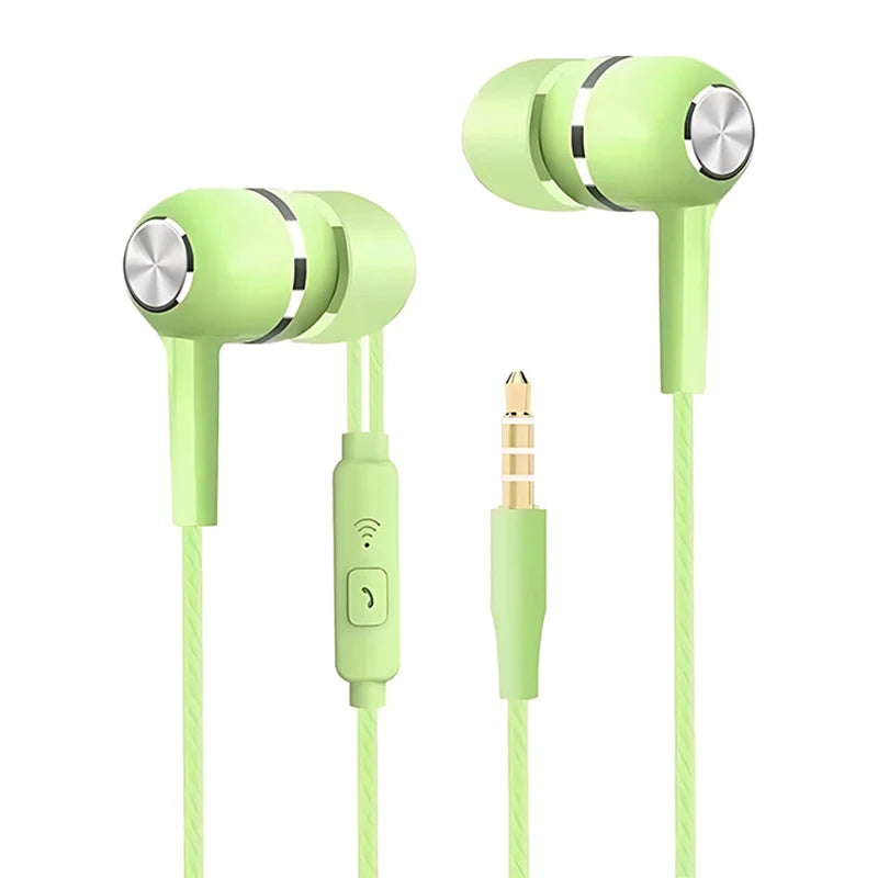 3.5mm HIFI In-Ear Headphones Strong Bass Gaming Mic