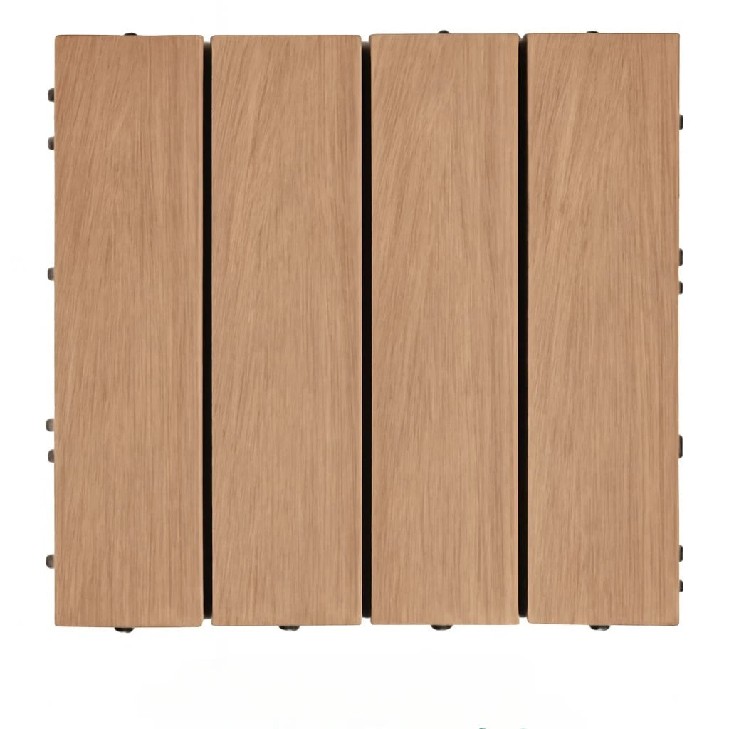 10 Pcs 30*30cm DIY Interlocking Flooring Tiles Waterproof and Anti-slip Floor Tiles Suitable for Outdoor Gardens Terraces
