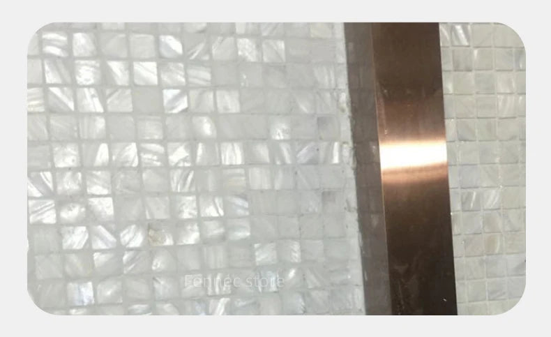 Natural Seashell Mosaic Tiles 30cm - Wall Decoration