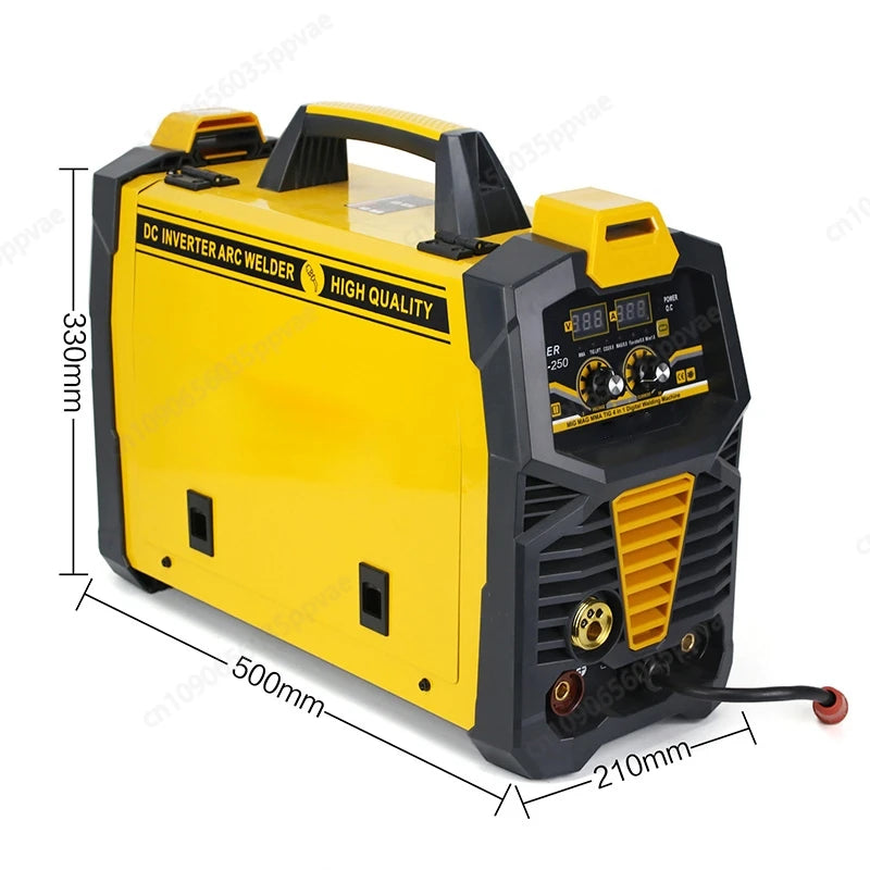 4 in 1 MIG MMA TIG Welder Gas and Gasless Dual Mode Portable Welder 200A 220V Suitable for Home and Car Repair Lightweight - Daisan Mart