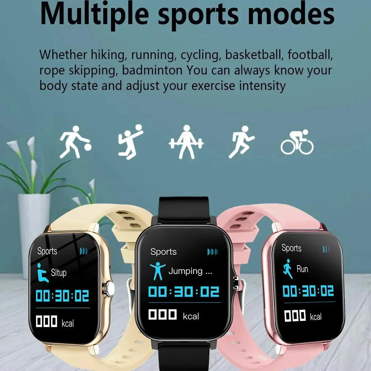 SmartWatch 2024 - Sports Companion &amp; Bluetooth Calling