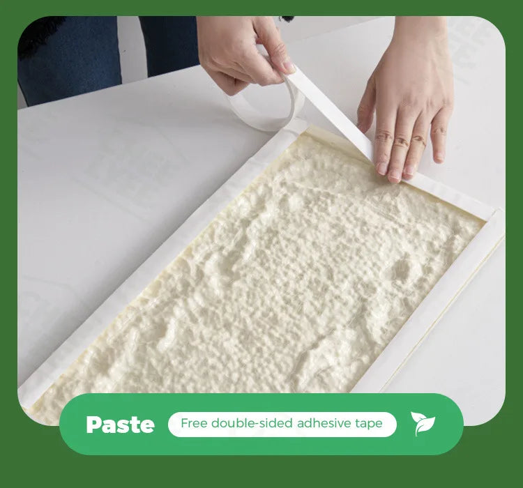 Tấm ốp tường đá 3D PU chống trượt ngoài trời 25x45