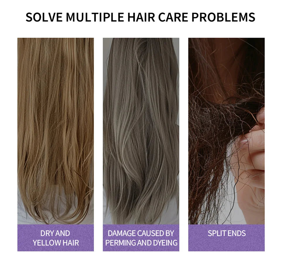 Purple Lock: Nourishing Blonde Hair, Flexible Gold and Silver Removal