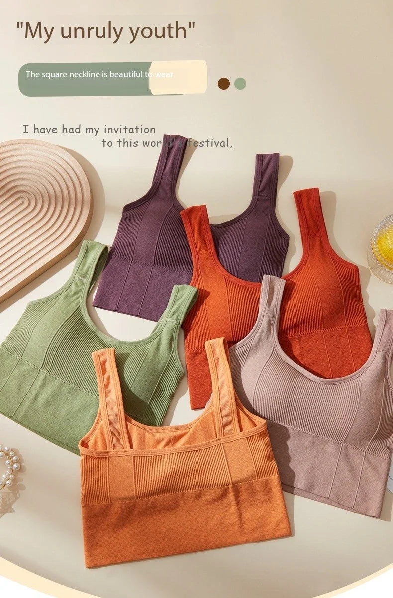 Áo Bra Thể Thao Nữ Chống Mồ Hôi & Đệm Lót Không Đường May - Daisan Mart