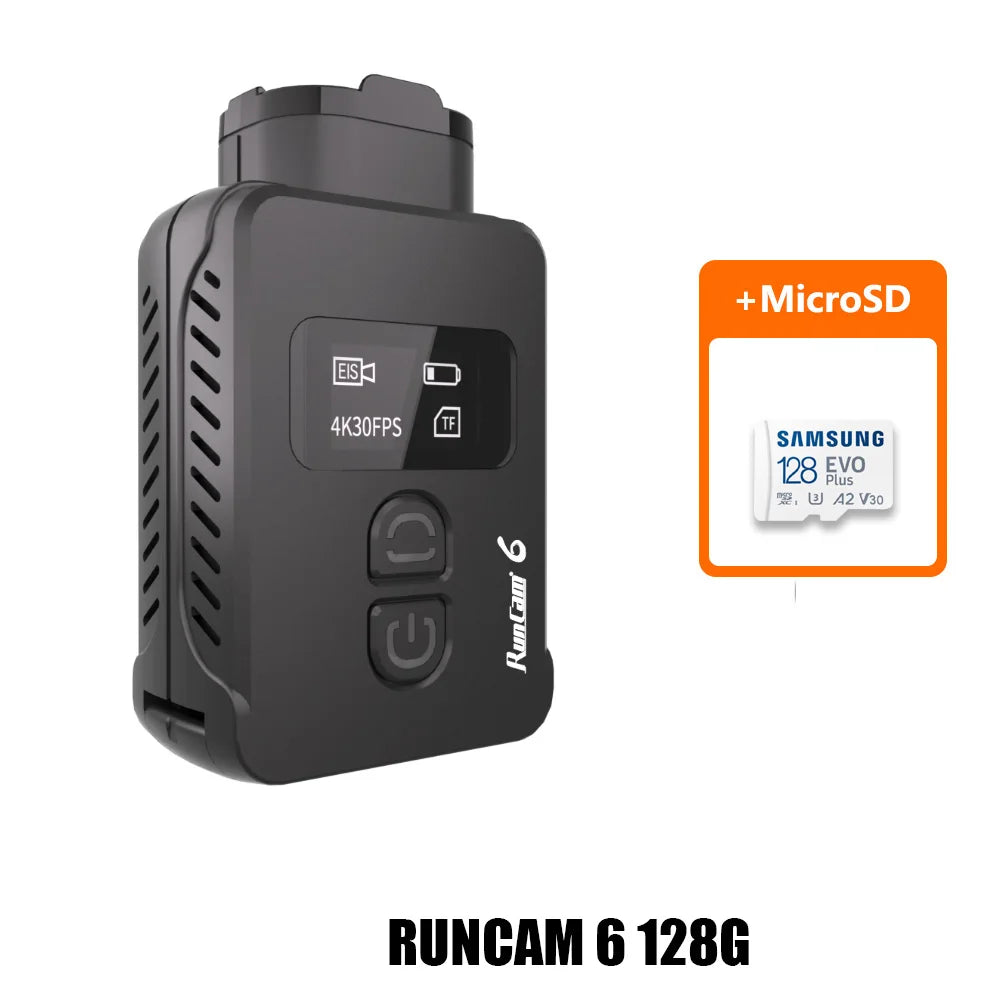 RunCam 6 4K FPV WiFi Camera, 12MP Sharp Recording