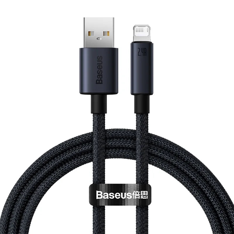 Baseus 2.4A Fast Charging Cable For iPhone 13/12/11/X/8