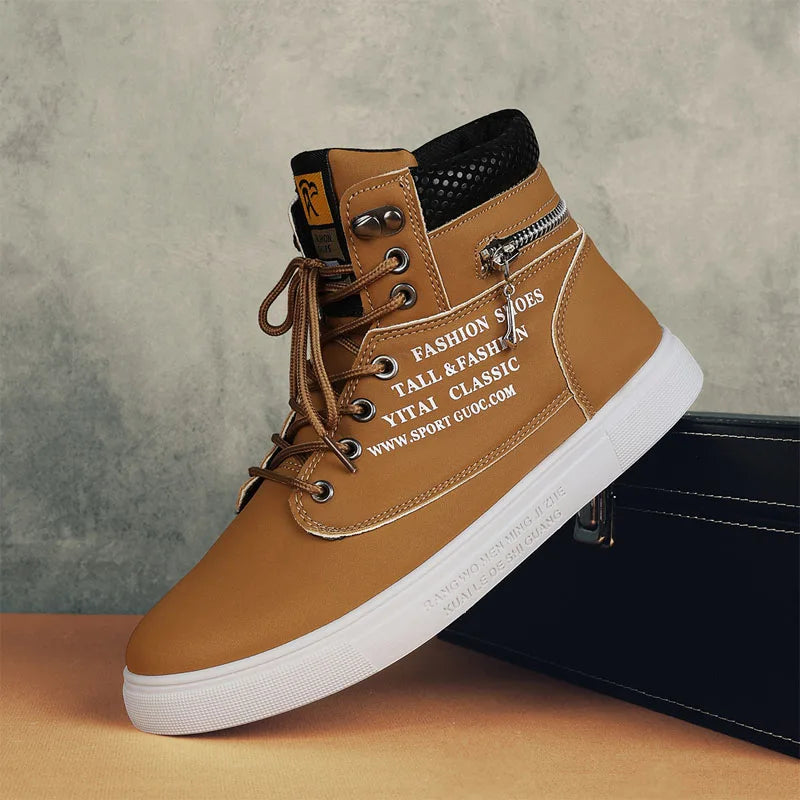 Men's Breathable High-Top Surfing Sneakers
