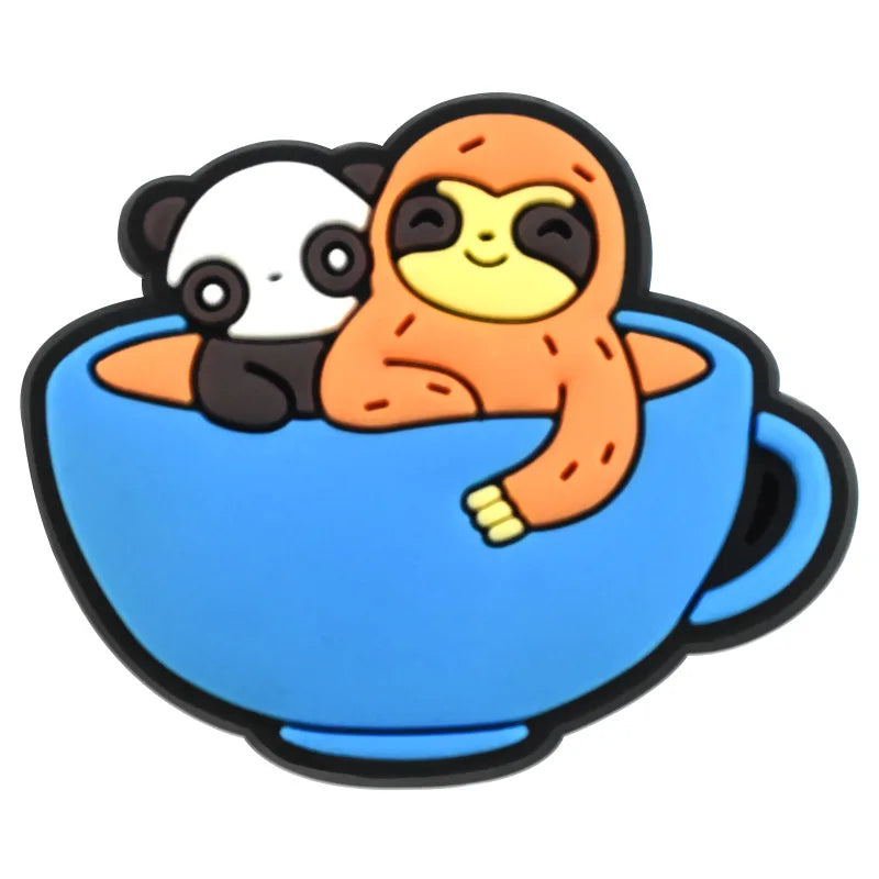 Sloth Monkey Charm for Crocs Slippers - Christmas Accessories