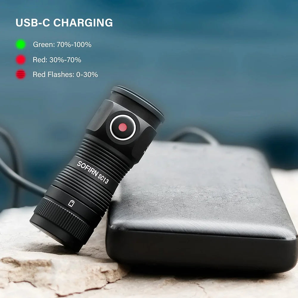 Đèn Pin Mini Sofirn SC13 1100lm Sạc Lại Nam Châm - Daisan Mart