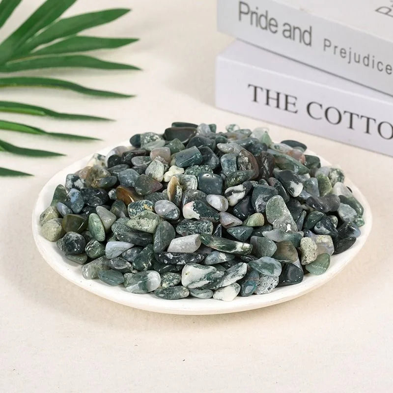 Natural Moss Agate - DIY Creative Scraps