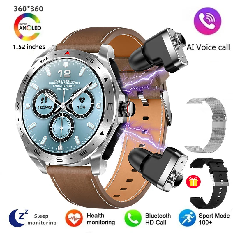 Men's Smart Watch 400mAh Durable Steel, Bluetooth Calling