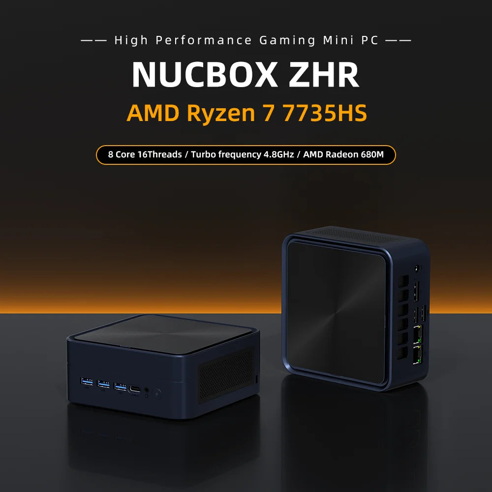 Mini PC AMD Ryzen 7, DDR5, SSD NVMe, WiFi6, 4K HDMI - Daisan Mart