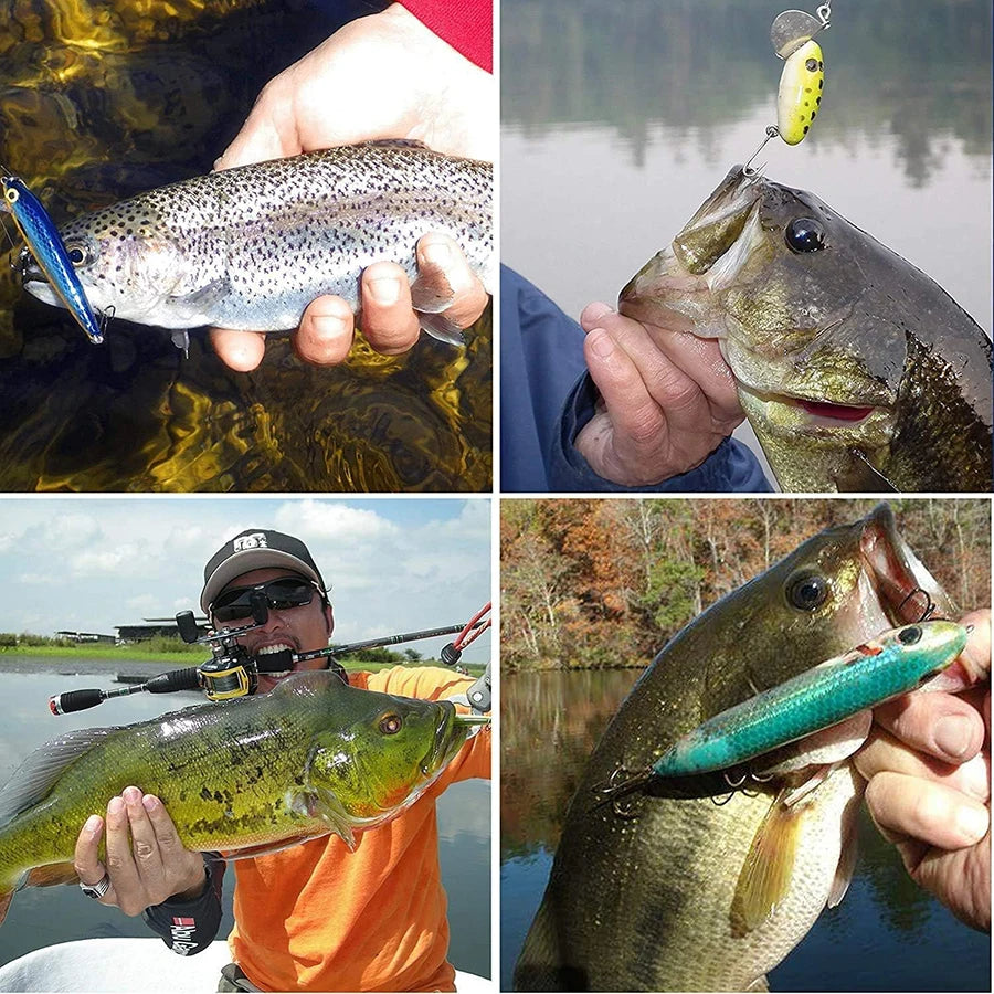 Bộ 20 Lưỡi Câu 3 Chấu Chuyên Nghiệp Cho Cá Lớn