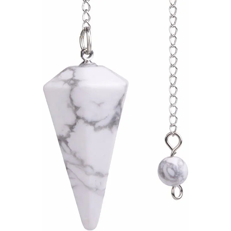 Quartz Amethyst Boho Healing Pendulum Charm