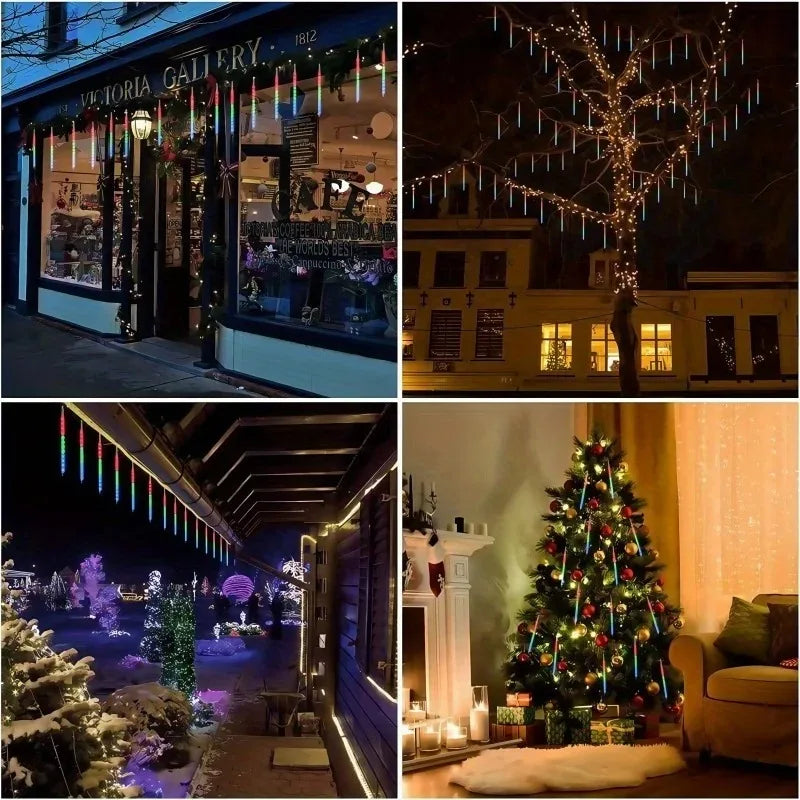8-Tube Solar Starry LED Decorative Lights