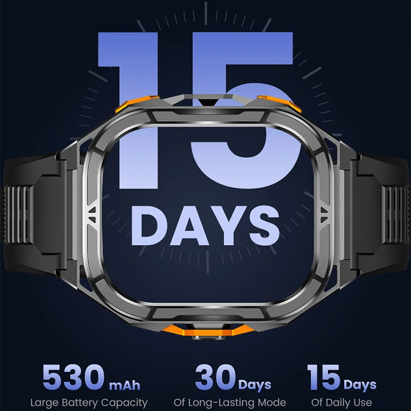 Đồng hồ thông minh GPS nam 2025 1.96 HD thể thao