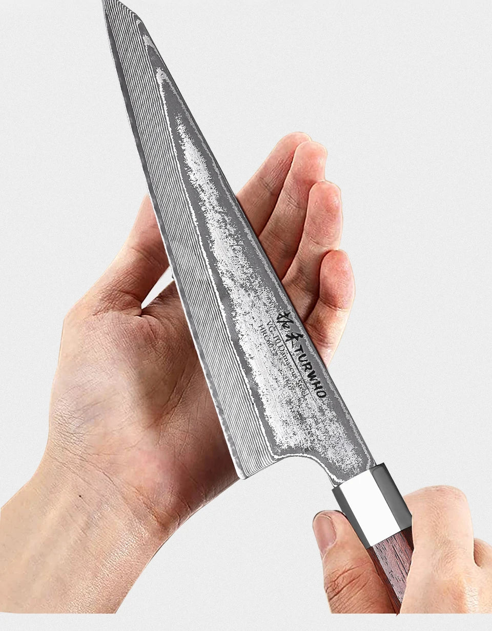 Honesuki Damascus Knife - The Essence of Japanese Kitchen